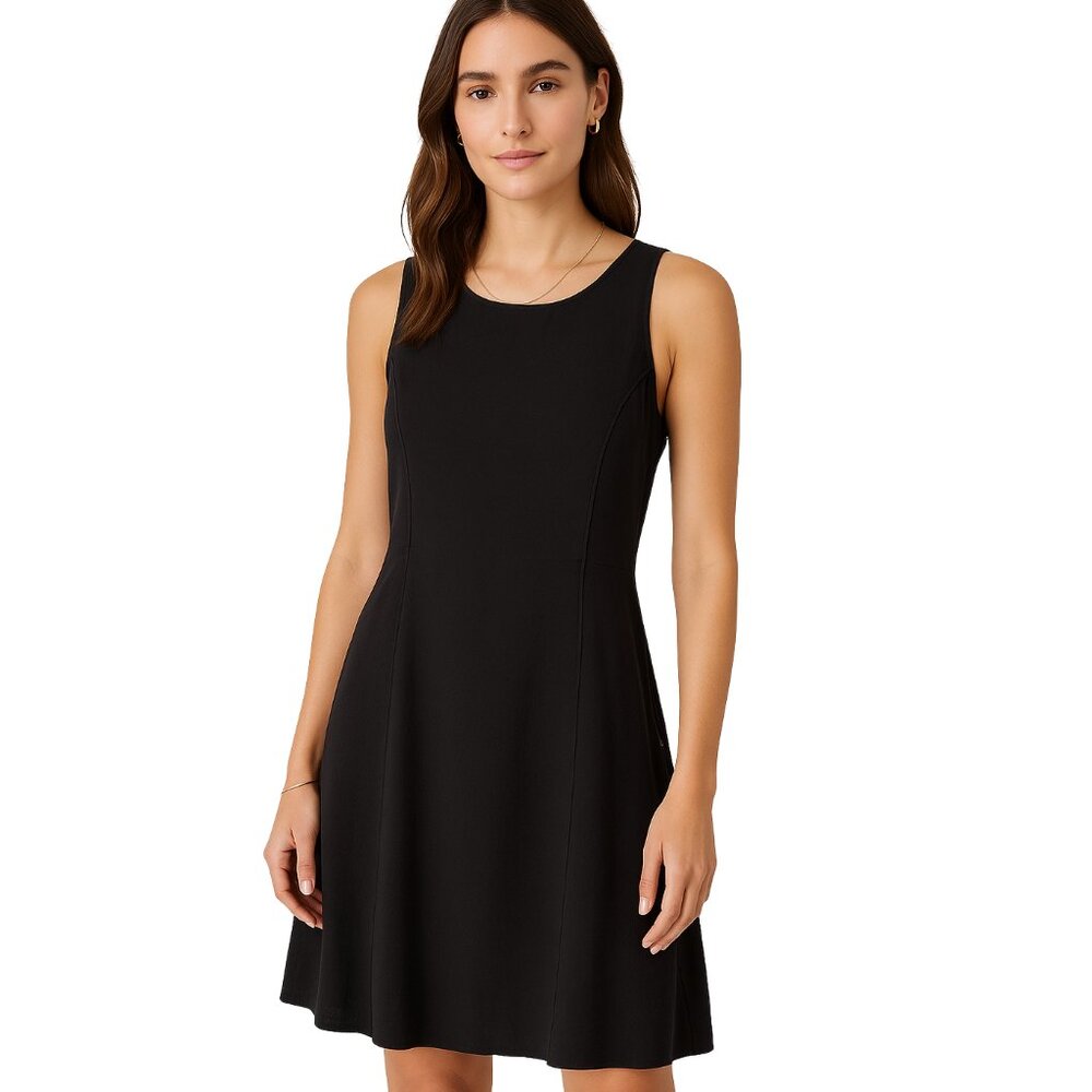 Sleek Minimalist Sleeveless Dress, Large